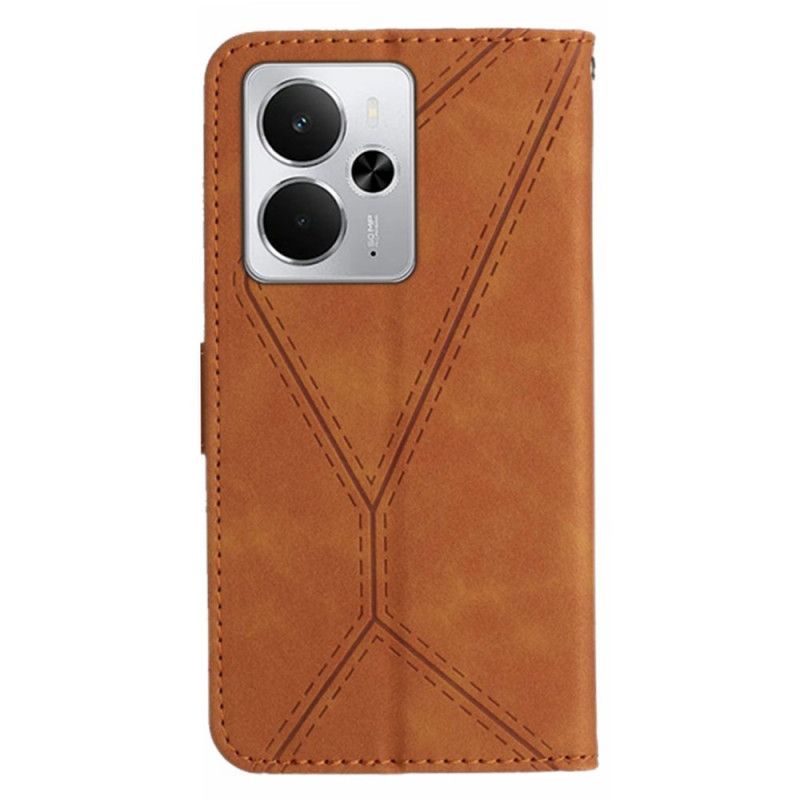 Etui Folio Do Realme 14 5g Paski I Paski