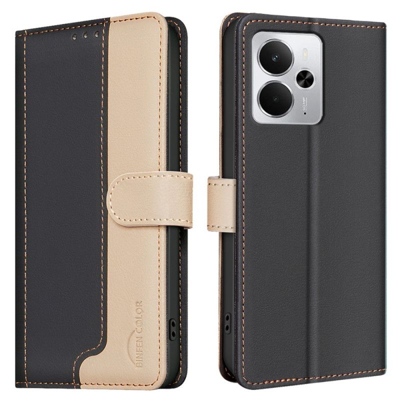 Etui Folio Realme 14 5g Dwukolorowy Kolor Binfen