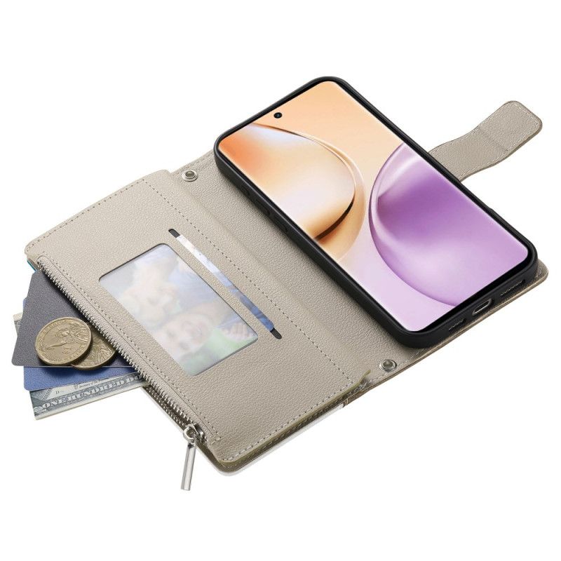 Etui Folio Realme 14 5g Dwukolorowy Z Paskiem