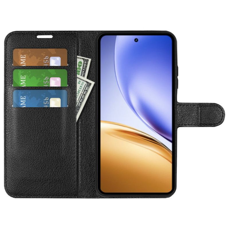 Etui Folio Realme 14 5g Klasyczna Sztuczna Skóra Etui Ochronne
