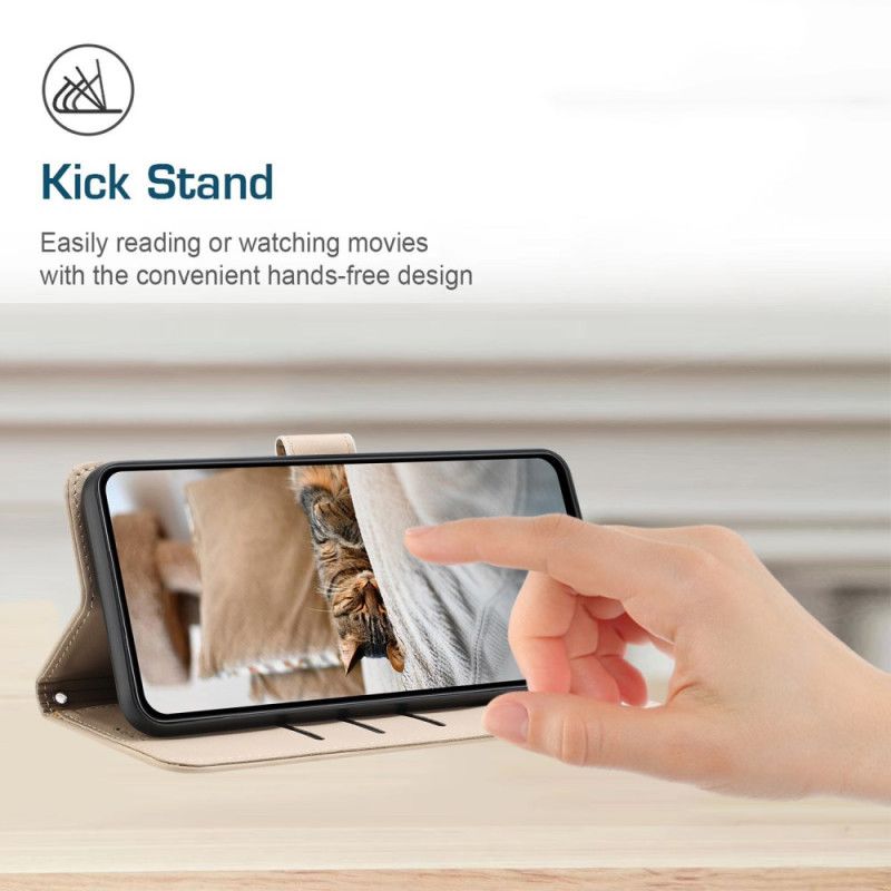 Etui Folio Realme 14 5g Koci Kożuch Ze Smyczką