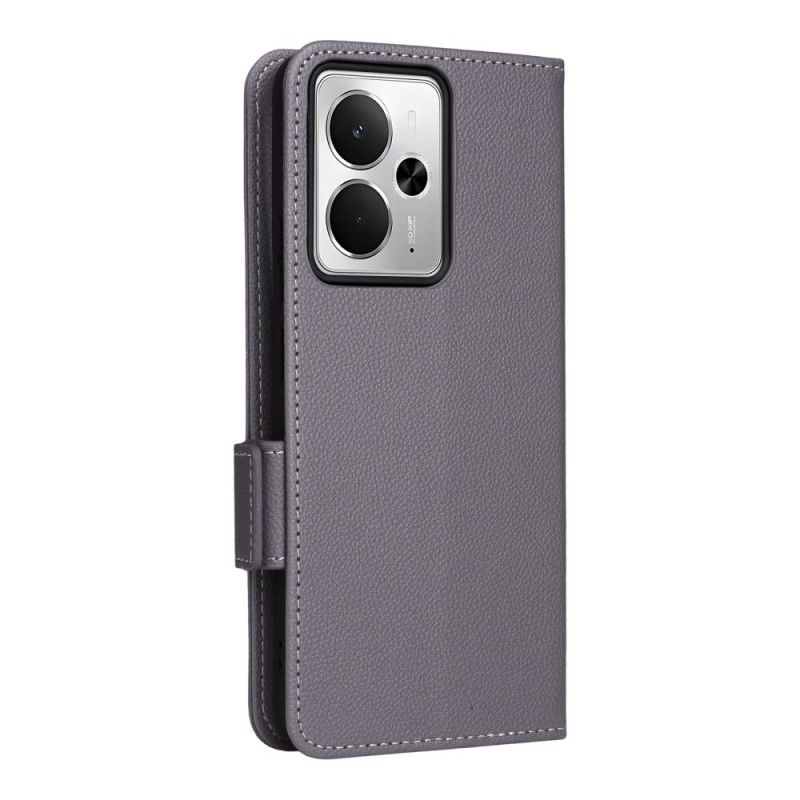 Etui Folio Realme 14 5g Pasek Z Teksturą Liczi