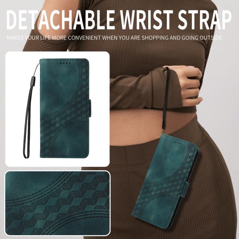 Etui Folio Realme 14 5g Wzór Diamentowy Etui Ochronne