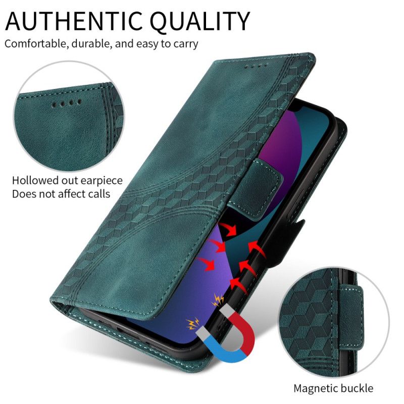 Etui Folio Realme 14 5g Wzór Diamentowy Etui Ochronne