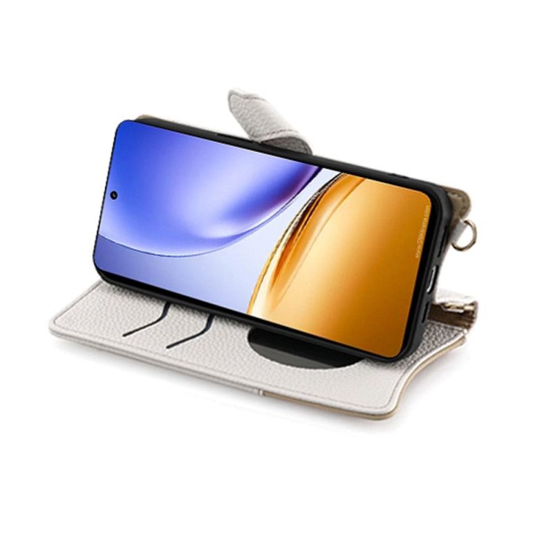 Etui Folio Realme 14 5g Wzór Portfela Z Łańcuszkiem Etui Ochronne