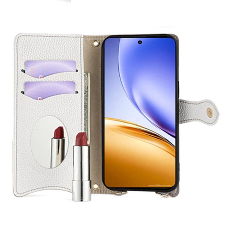 Etui Folio Realme 14 5g Wzór Portfela Z Łańcuszkiem Etui Ochronne