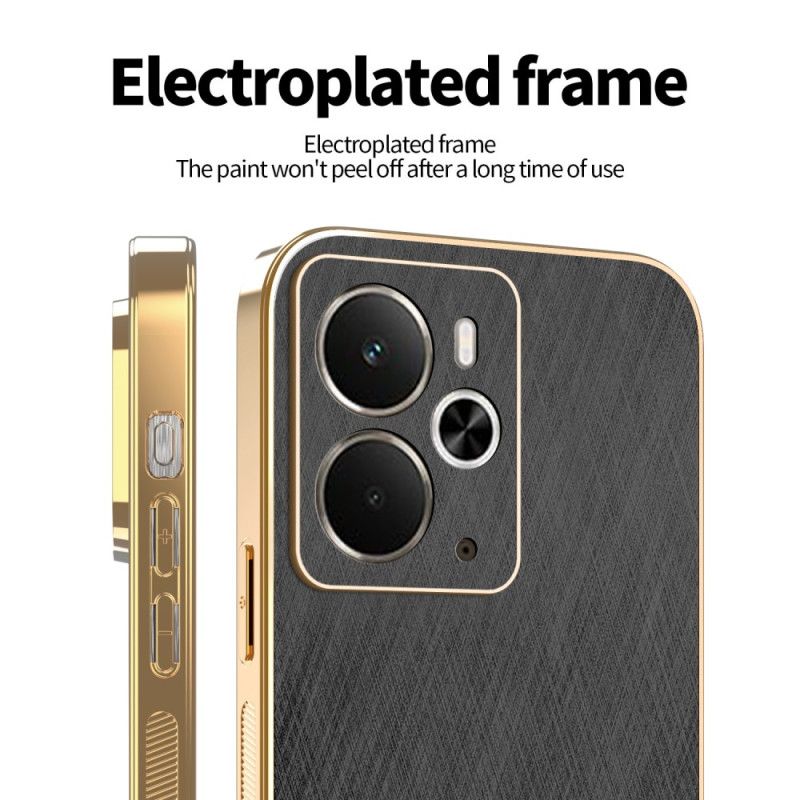 Etui Realme 14 5g Kadem Efekt Skóry Etui Ochronne