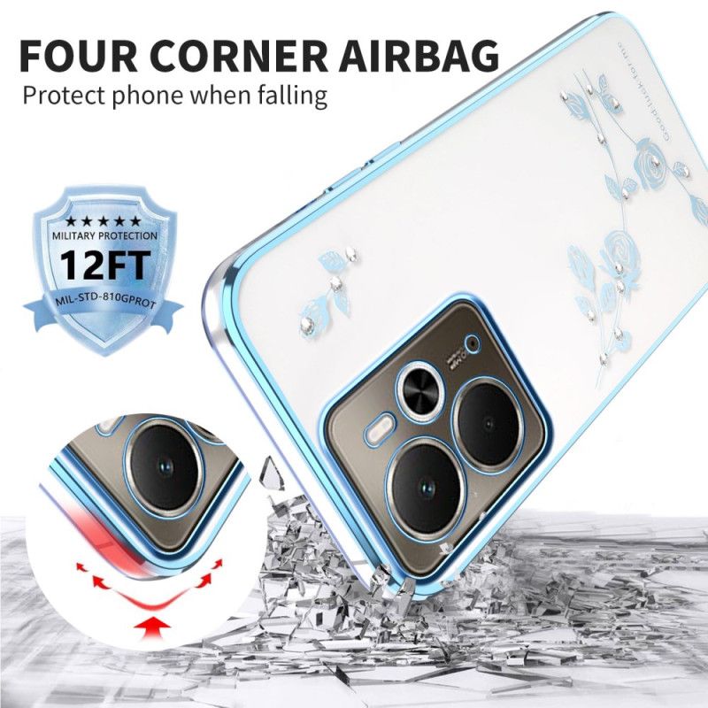 Etui Realme 14 5g Kryształki Kadem Etui Ochronne