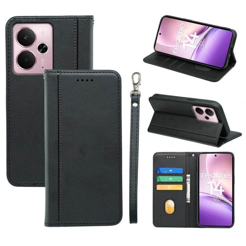 Flip Kotelot Realme 14 5g Odpinany Pasek Etui Ochronne