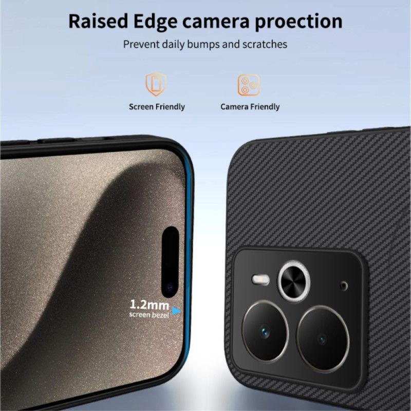 Futerały Realme 14 5g Etui Na Telefon Kompatybilne Z Magsafe Carbon Włókno