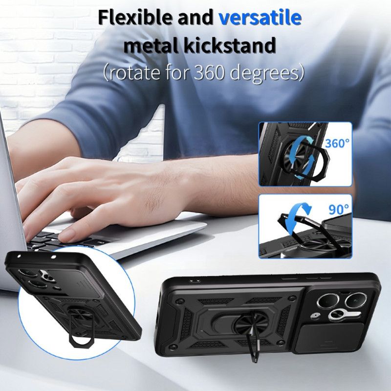 Futerały Realme 14 5g Etui Na Telefon Przesuwne Zapięcie Do Aparatu I Podstawki