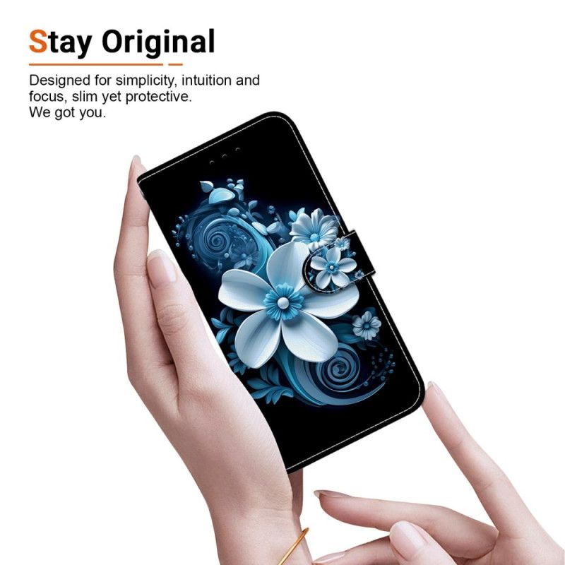 Obudowa Realme 14 5g Etui Na Telefon Niebieskie Kwiaty