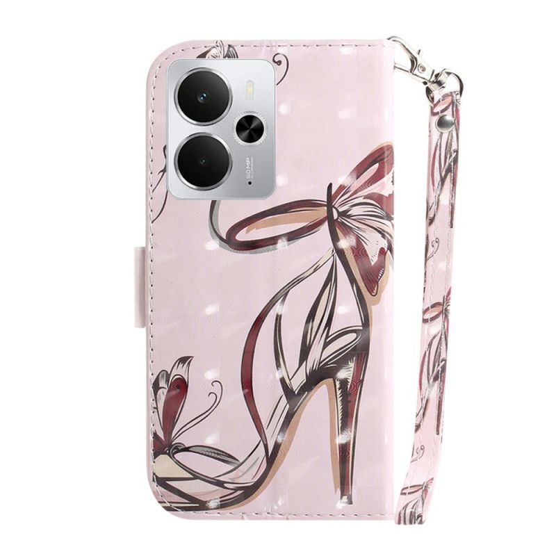 Obudowa Realme 14 5g Etui Na Telefon Wysokie Obcasy Ze Smyczką