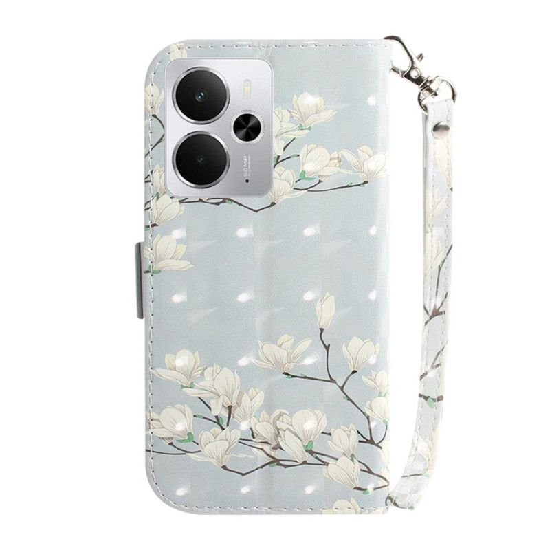 Pokrowce Realme 14 5g Magnolie Ze Smyczką