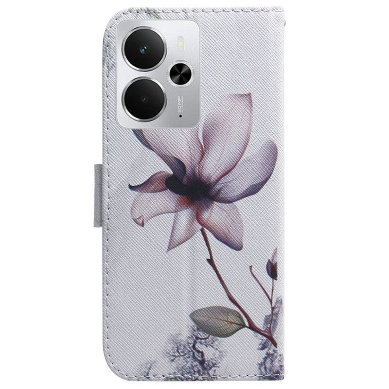 Pokrowce Realme 14 5g Różowy Kwiat