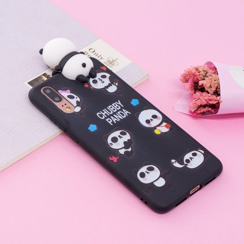 Etui Huawei P20 3D Chuba Panda Etui Ochronne