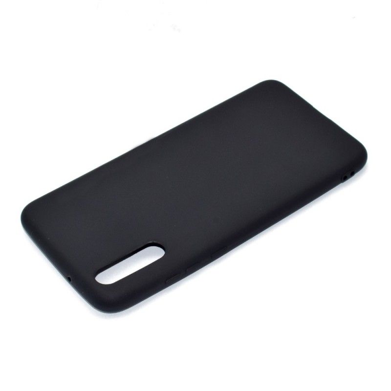 Etui Huawei P20 Biały Czarny Matowy Silikon