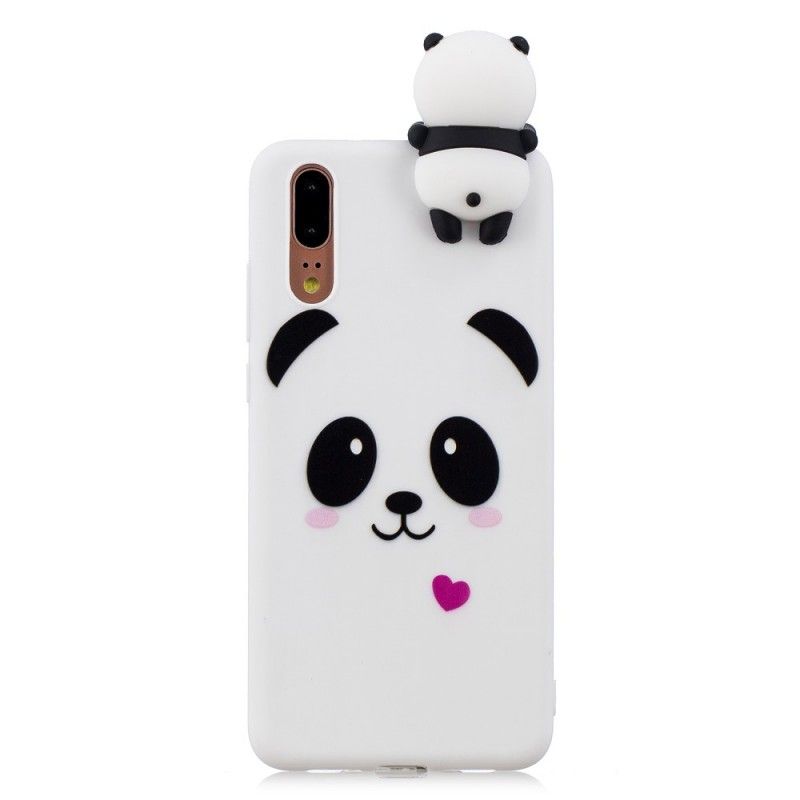 Futerały Huawei P20 Etui na Telefon Zabawna Panda 3D
