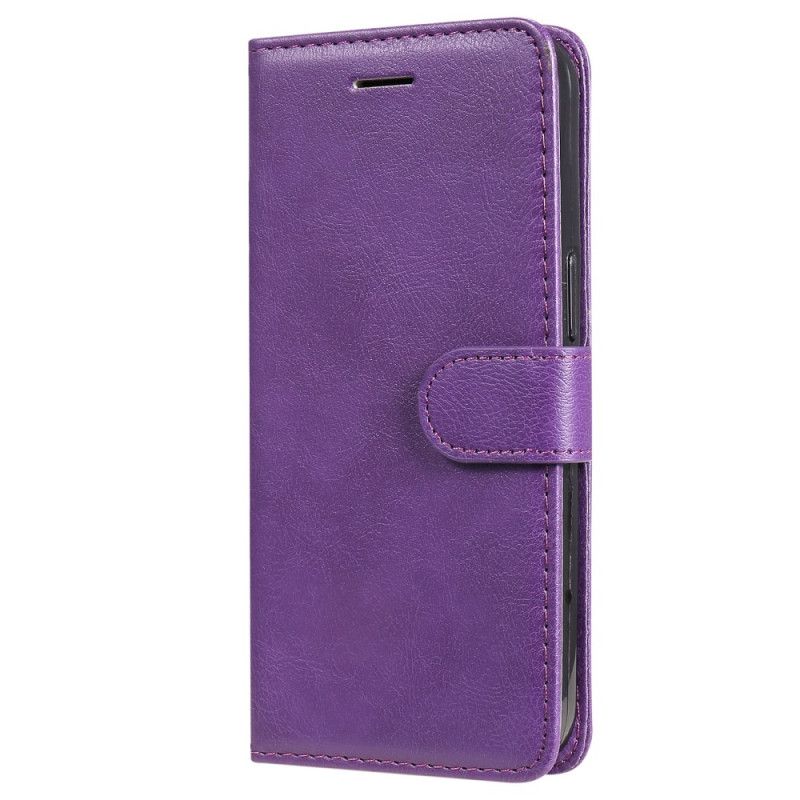 Etui Folio Do Realme Note 60x Gładka Sztuczna Skóra