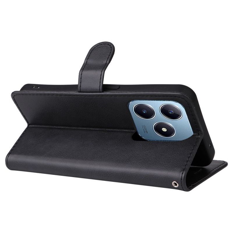 Etui Folio Do Realme Note 60x Gładka Sztuczna Skóra