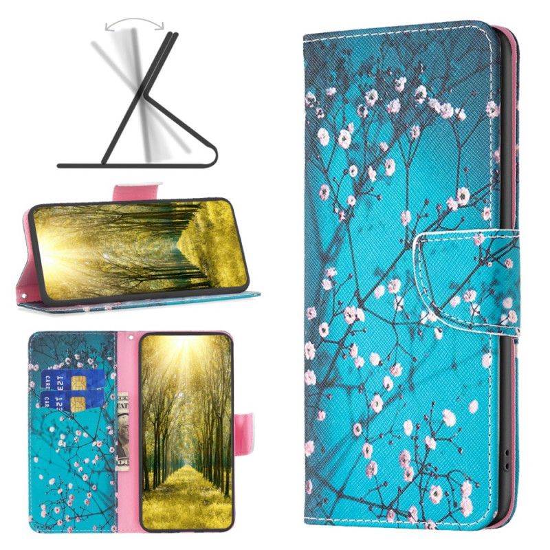 Etui Folio Do Realme Note 60x Kwiaty Śliwy