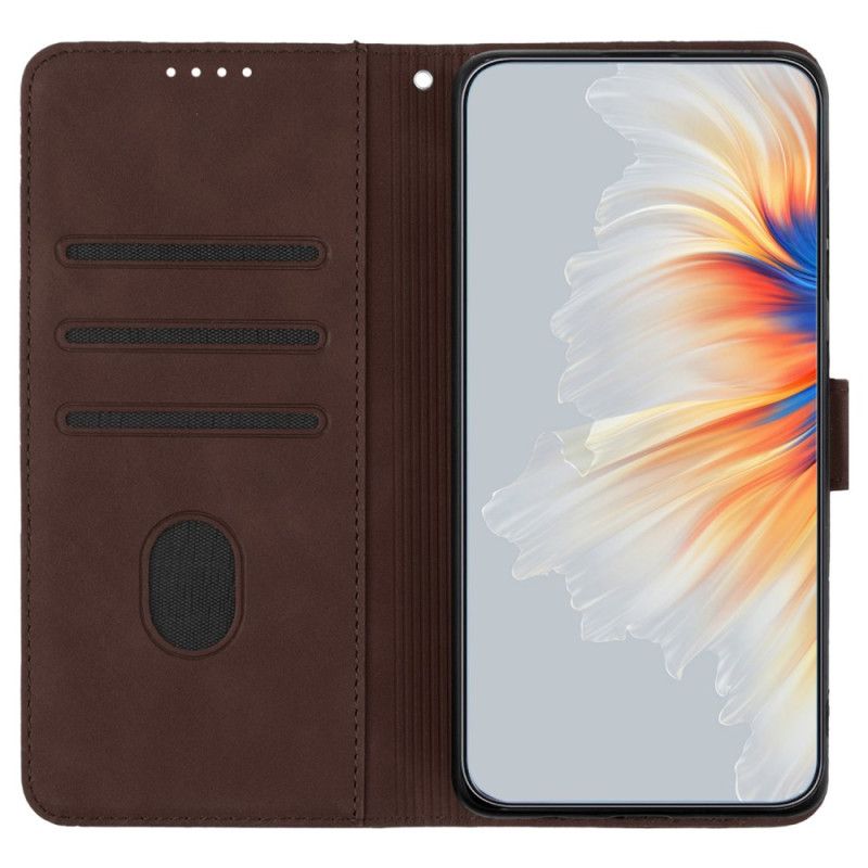 Etui Folio Do Realme Note 60x Uśmiech I Serce