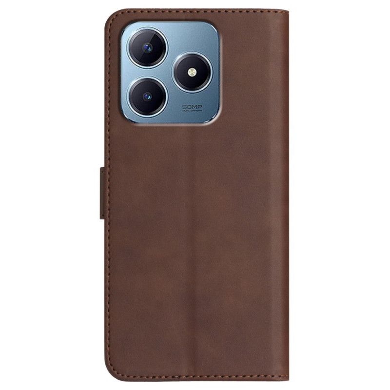 Etui Folio Do Realme Note 60x Uśmiech I Serce