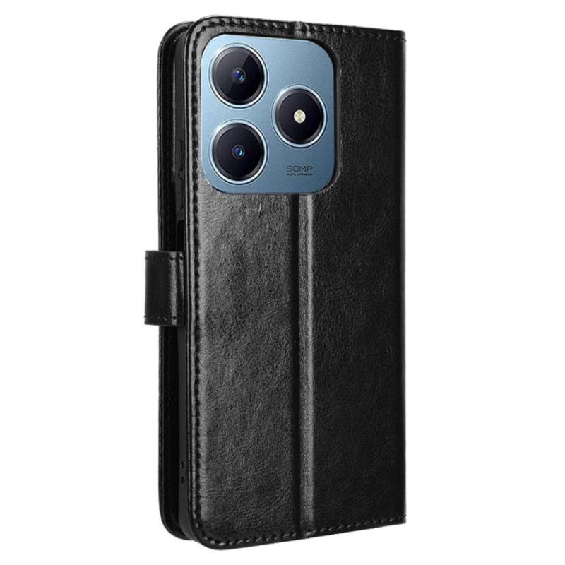 Etui Folio Realme Note 60x Błyszcząca Sztuczna Skóra Etui Ochronne