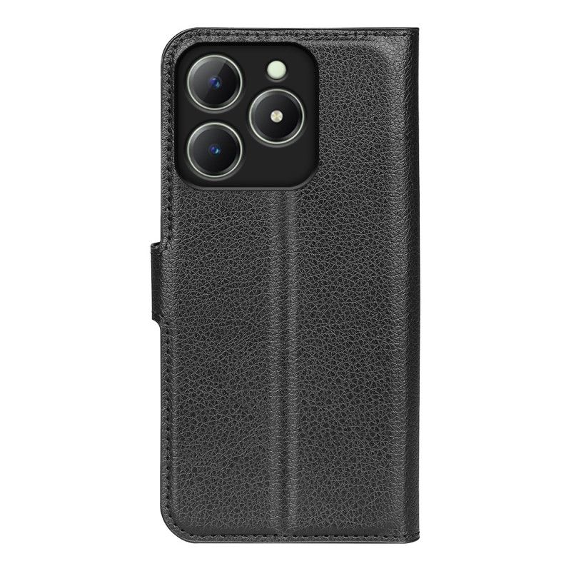 Etui Folio Realme Note 60x Klasyczna Sztuczna Skóra Liczi