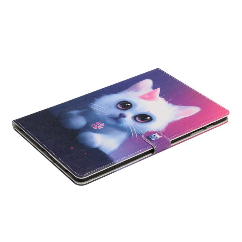 Etui Folio Samsung Galaxy Tab S7 Plus Biały Kotek Etui Ochronne
