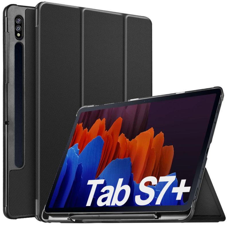 Trzykrotnie Inteligentne Etui Z Uchwytem Na Rysik Samsung Galaxy Tab S7 Plus