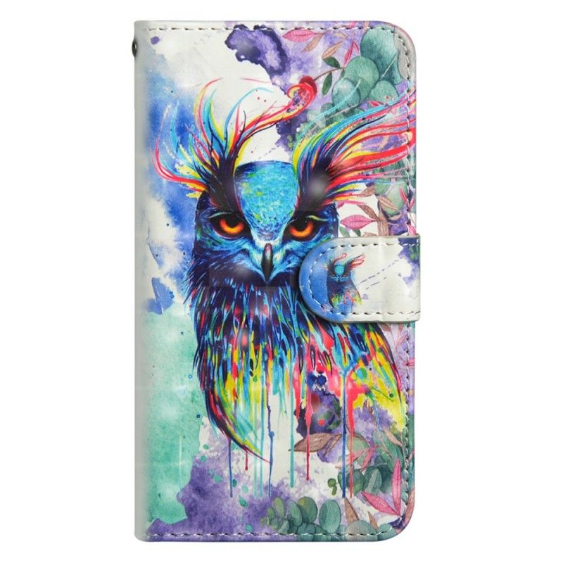 Etui Folio Samsung Galaxy A30 Ptak Akwarelowy