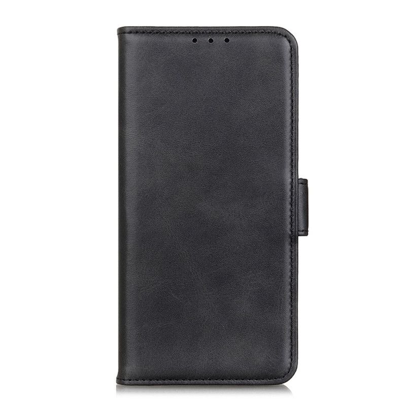 Etui Folio Xiaomi Redmi Note 10 / Note 10S Czerwony Czarny Podwójna Klapa