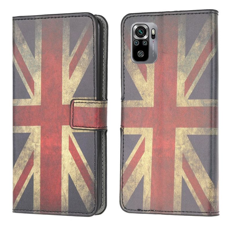 Etui Folio Xiaomi Redmi Note 10 / Note 10S Flaga Anglii