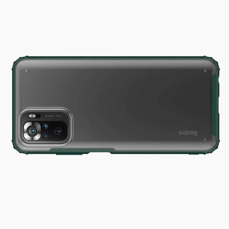 Etui Xiaomi Redmi Note 10 / Note 10S Czerwony Czarny Efekt Matowy Etui Ochronne