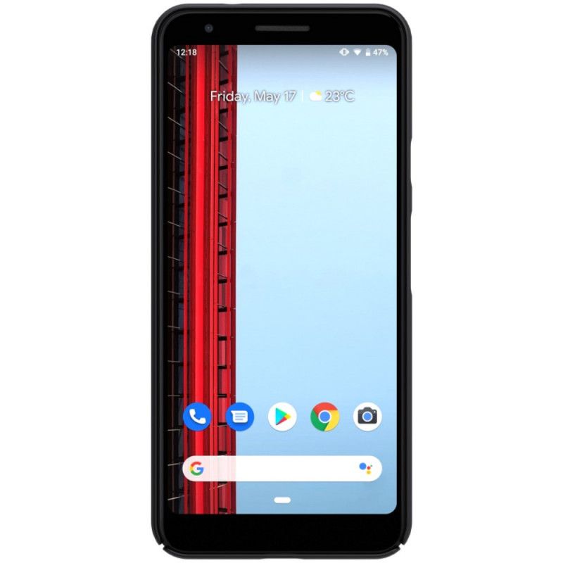 Etui Google Pixel 3A Złoty Sztywny Matowy Nillkin Etui Ochronne