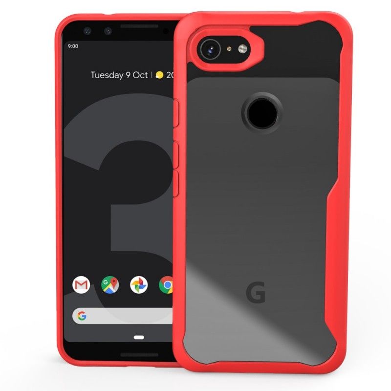 Futerały Google Pixel 3A Etui na Telefon Hybryda Z Fazowanymi Krawędziami