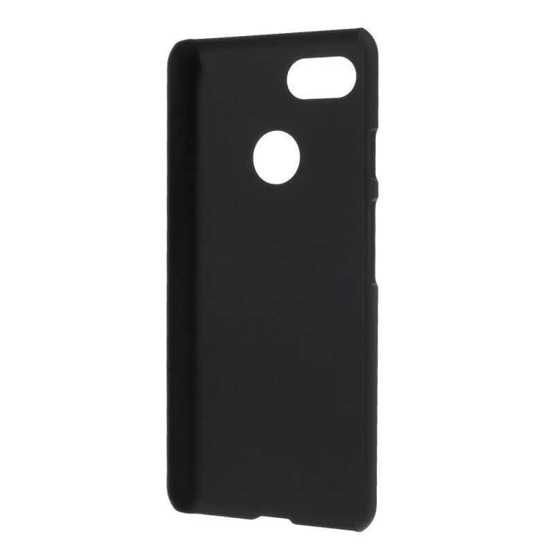 Etui Google Pixel 3 Czerwony Czarny Klasyczny Sztywny Etui Ochronne