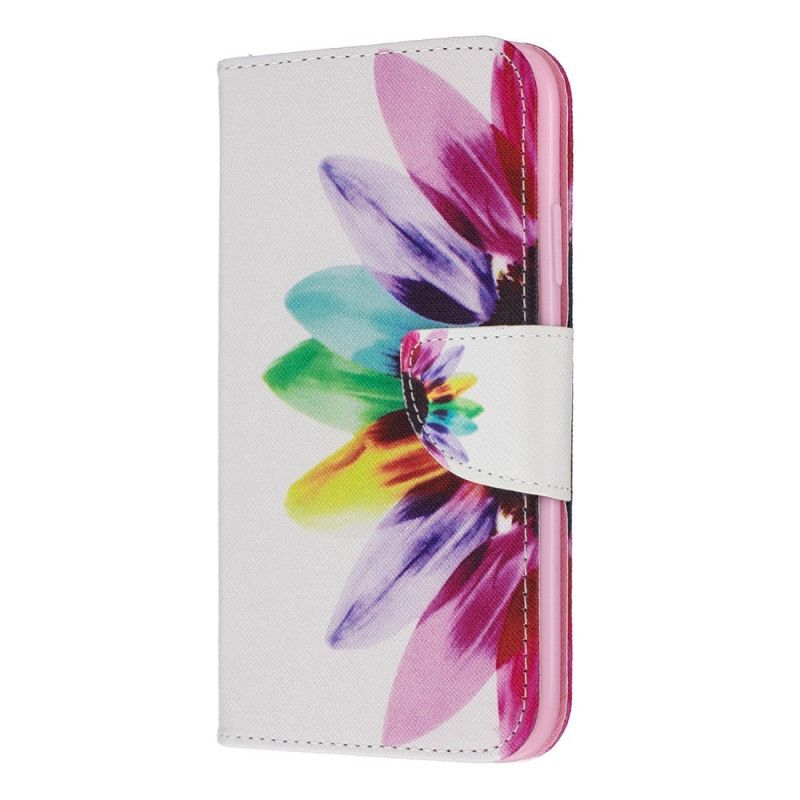 Etui Folio iPhone 11 Kwiat Akwareli Etui Ochronne