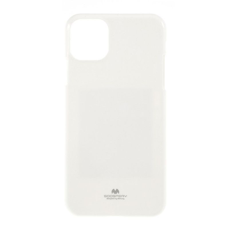 Etui iPhone 11 Biały Czarny Goospery Brokatowy Styl