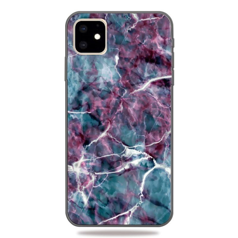 Etui iPhone 11 Turkusowy Marmur Etui Ochronne