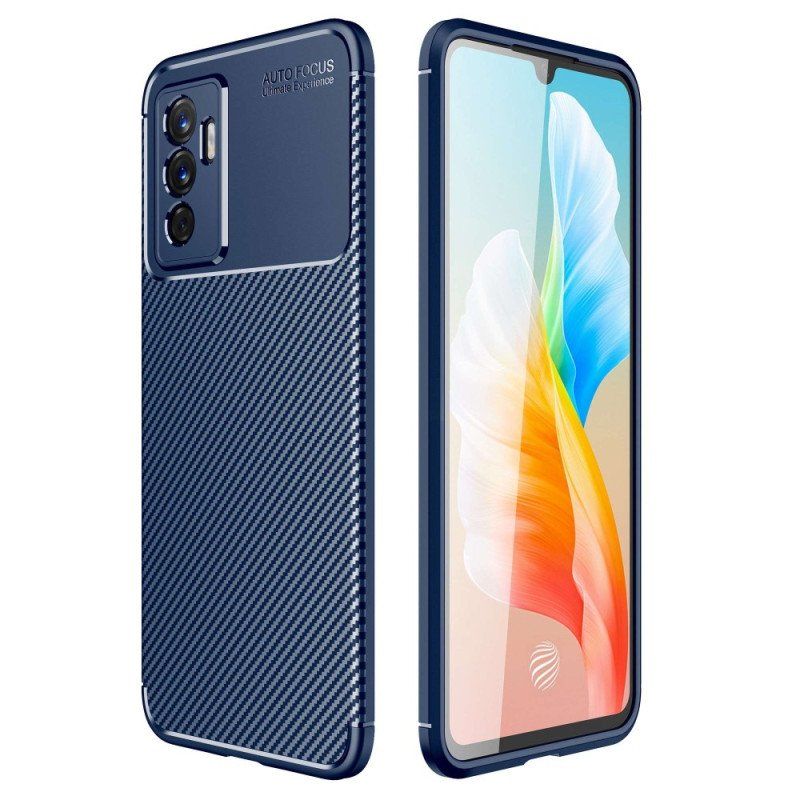 Etui do Vivo V23 5G Wąż Z Włókna Węglowego