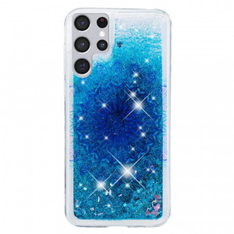 Etui do Samsung Galaxy S22 Ultra 5G Brokatowa Mandala