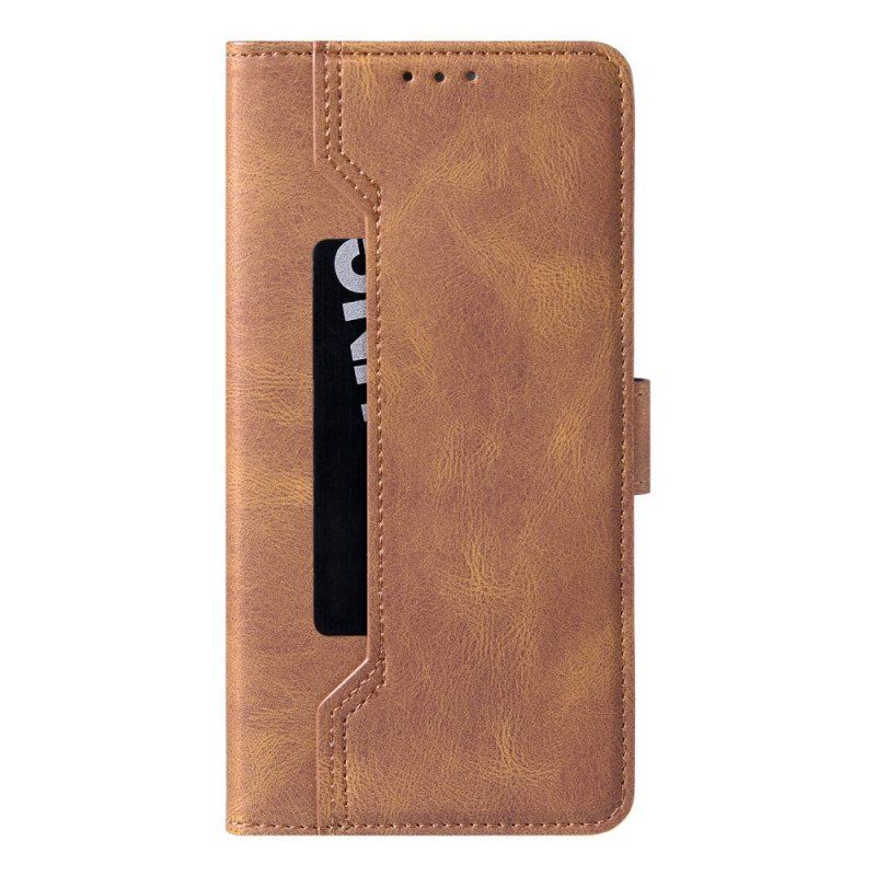 Etui Folio do Samsung Galaxy S22 Ultra 5G Posiadacz Karty Z Przodu