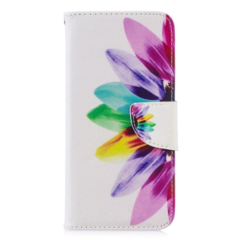 Etui Folio Honor 10 Lite Kwiat Akwareli