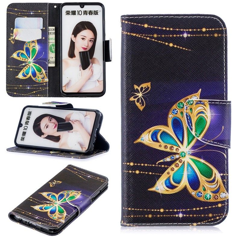 Obudowa Honor 10 Lite Etui na Telefon Magiczny Motyl