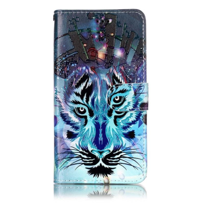 Etui Folio LG G6 Niebieski Tygrys