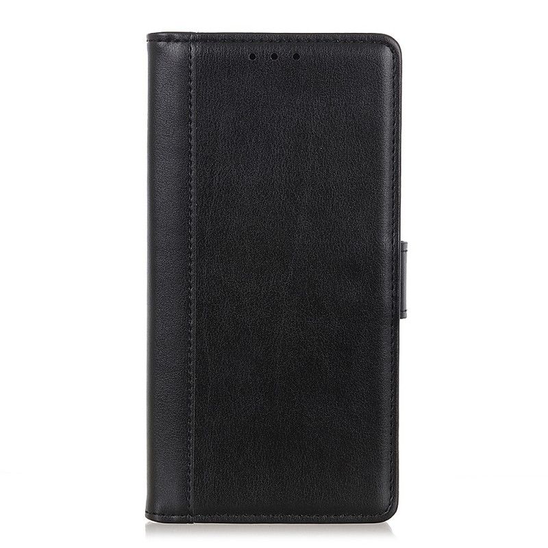 Etui Folio Samsung Galaxy M51 Zielony Czarny Elegancki Styl Skóry Etui Ochronne