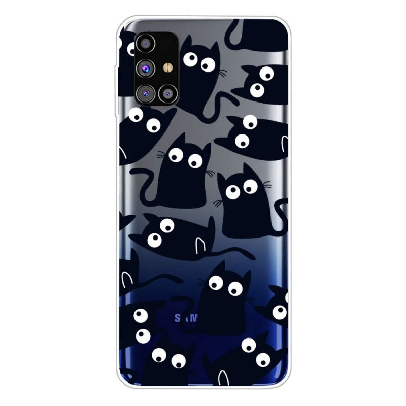 Etui Samsung Galaxy M51 Czarne Myszy