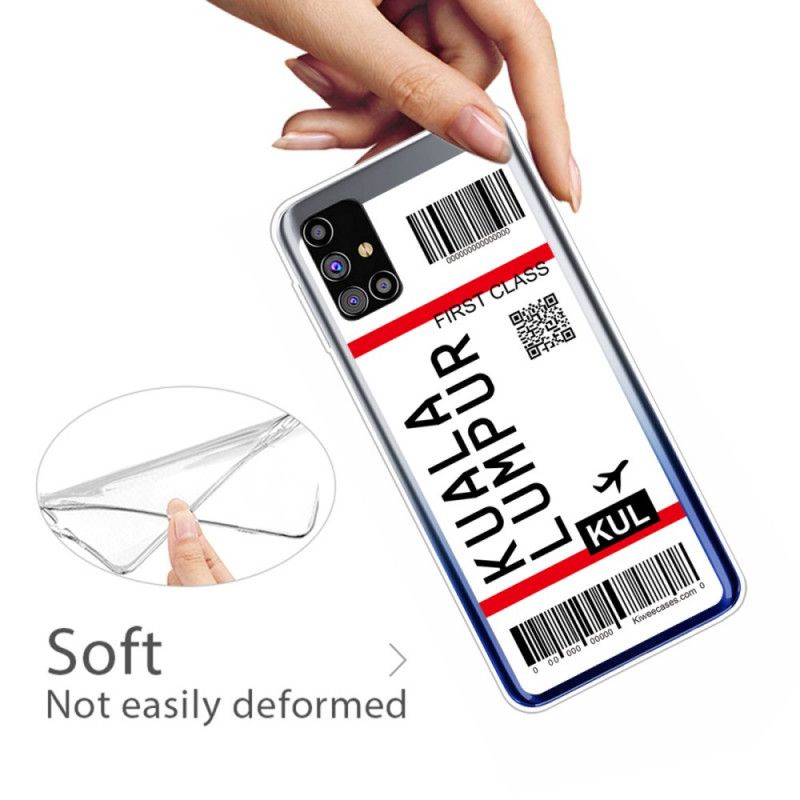 Etui Samsung Galaxy M51 Karta Pokładowa Do Kuala Lumpur
